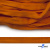 Шнур плетеный (плоский) d-12 мм, (уп.90+/-1м), 100% полиэстер, цв.267 - оранжевый - купить в Ростове-на-Дону. Цена: 8.62 руб.