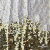 Трикотажное полотно, Сетка с пайетками, шир.130 см, #315, цв.-белый/золото - купить в Ростове-на-Дону. Цена 693.39 руб.
