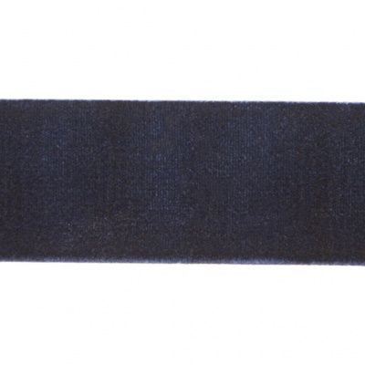 Лента бархатная нейлон, шир.25 мм, (упак. 45,7м), цв.180-т.синий - купить в Ростове-на-Дону. Цена: 800.84 руб.