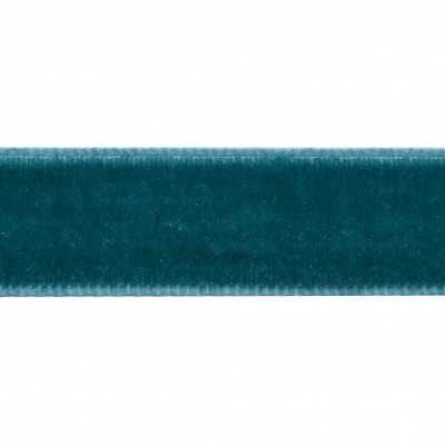 Лента бархатная нейлон, шир.12 мм, (упак. 45,7м), цв.65-изумруд - купить в Ростове-на-Дону. Цена: 392 руб.