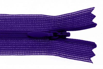 Молния потайная Т3 866, 50 см, капрон, цвет фиолетовый - купить в Ростове-на-Дону. Цена: 8.62 руб.