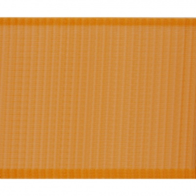 Лента капроновая "Гофре", шир. 110 мм/уп. 50 м, цвет оранжевый - купить в Ростове-на-Дону. Цена: 26.93 руб.