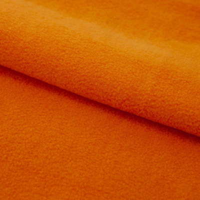 Флис DTY 16-1358, 250 г/м2, шир. 150 см, цвет оранжевый - купить в Ростове-на-Дону. Цена 640.46 руб.