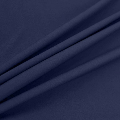 Костюмная ткань с вискозой "Салерно", 210 гр/м2, шир.150см, цвет т.синий/Navy - купить в Ростове-на-Дону. Цена 446.37 руб.