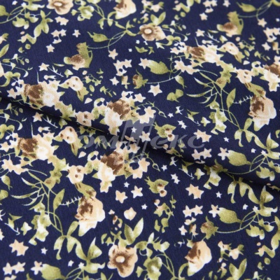 Плательная ткань "Фламенко" 1.1, 80 гр/м2, шир.150 см, принт растительный - купить в Ростове-на-Дону. Цена 243.96 руб.