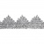 Тесьма металлизированная 0384-0240, шир. 40 мм/уп. 25+/-1 м, цвет серебро - купить в Ростове-на-Дону. Цена: 490.74 руб.