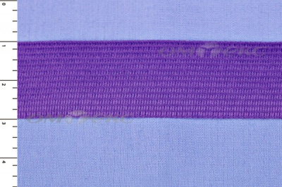 Окантовочная тесьма №0225, шир. 22 мм (в упак. 100 м), цвет фиолет - купить в Ростове-на-Дону. Цена: 271.60 руб.