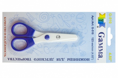 Ножницы G-510 детские 123 мм - купить в Ростове-на-Дону. Цена: 137.45 руб.