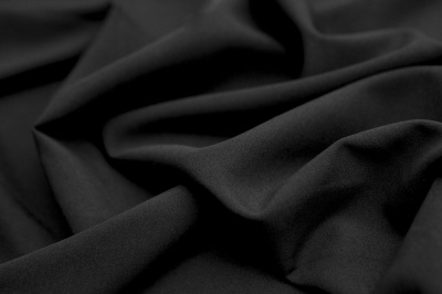 Костюмная ткань с вискозой "Флоренция", 195 гр/м2, шир.150см, цвет чёрный - купить в Ростове-на-Дону. Цена 502.24 руб.