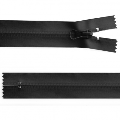 Молния водонепроницаемая PVC Т-7, 20 см, неразъемная, цвет чёрный - купить в Ростове-на-Дону. Цена: 21.56 руб.