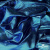 Трикотажное полотно голограмма, шир.140 см, #602 -чёрный/бирюза - купить в Ростове-на-Дону. Цена 385.88 руб.