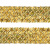 Тесьма с пайетками D16, шир. 35 мм/уп. 25+/-1 м, цвет золото - купить в Ростове-на-Дону. Цена: 1 281.60 руб.