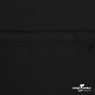 Ткань костюмная "Матте" 80% P, 16% R, 4% S, 170 г/м2, шир.150 см, цв-черный #1 - купить в Ростове-на-Дону. Цена 372.90 руб.