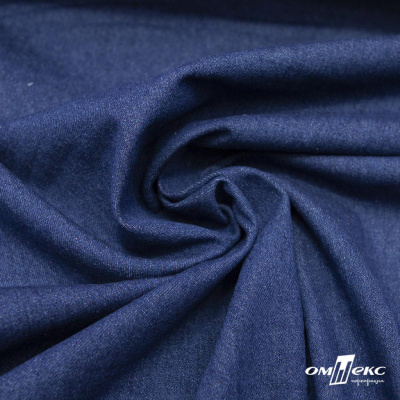 Ткань костюмная "Джинс", 315 г/м2, 100% хлопок, шир. 150 см,   Цв. 7/ Dark blue - купить в Ростове-на-Дону. Цена 588 руб.