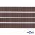 Репсовая лента 005, шир. 6 мм/уп. 50+/-1 м, цвет коричневый - купить в Ростове-на-Дону. Цена: 88.45 руб.