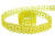 Тесьма кружевная 0621-1567, шир. 15 мм/уп. 20+/-1 м, цвет 017-жёлтый - купить в Ростове-на-Дону. Цена: 466.97 руб.