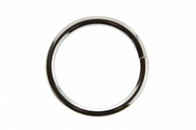 Кольцо металлическое d-32 мм, цв.-никель - купить в Ростове-на-Дону. Цена: 3.54 руб.