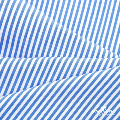 Ткань сорочечная Полоска Кенди, 115 г/м2, 58% пэ,42% хл, шир.150 см, цв.3-синий, (арт.110) - купить в Ростове-на-Дону. Цена 306.69 руб.