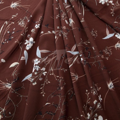 Плательная ткань "Фламенко" 2.2, 80 гр/м2, шир.150 см, принт растительный - купить в Ростове-на-Дону. Цена 239.03 руб.