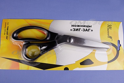 Ножницы ЗИГ-ЗАГ "MAXWELL" 230 мм - купить в Ростове-на-Дону. Цена: 1 041.25 руб.