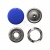 Кнопка рубашечная (закрытая) 9,5мм - эмаль, цв.168 - голубой - купить в Ростове-на-Дону. Цена: 4.77 руб.