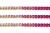 Пайетки "ОмТекс" на нитях, CREAM, 6 мм С / упак.73+/-1м, цв. 89 - розовый - купить в Ростове-на-Дону. Цена: 468.37 руб.