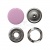 Кнопка рубашечная (закрытая) 9,5мм - эмаль, цв.003 - розовый - купить в Ростове-на-Дону. Цена: 5.74 руб.