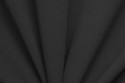 Костюмная ткань с вискозой "Бриджит", 210 гр/м2, шир.150см, цвет чёрный - купить в Ростове-на-Дону. Цена 564.96 руб.
