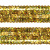 Тесьма с пайетками D16, шир. 20 мм/уп. 25+/-1 м, цвет золото - купить в Ростове-на-Дону. Цена: 786.13 руб.
