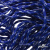 Шнурки #107-19, круглые 130 см, двухцветные цв.василёк/белый - купить в Ростове-на-Дону. Цена: 22.36 руб.