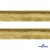 Кант атласный 136, шир. 12 мм (в упак. 65,8 м), цвет золото - купить в Ростове-на-Дону. Цена: 433.08 руб.